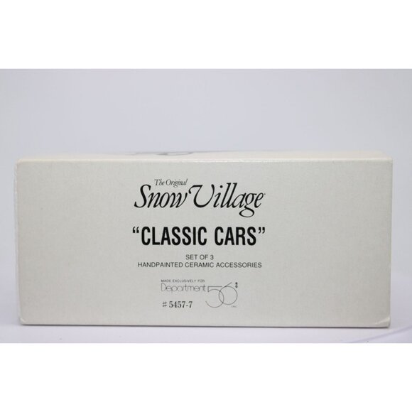 Dept 56 Snow Village - Classic Cars Two Tone Green Sedan - Picture 5 of 6